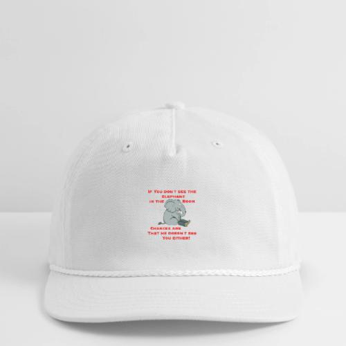 Elephant in the Room Meme - Vintage Washed Rope Cap