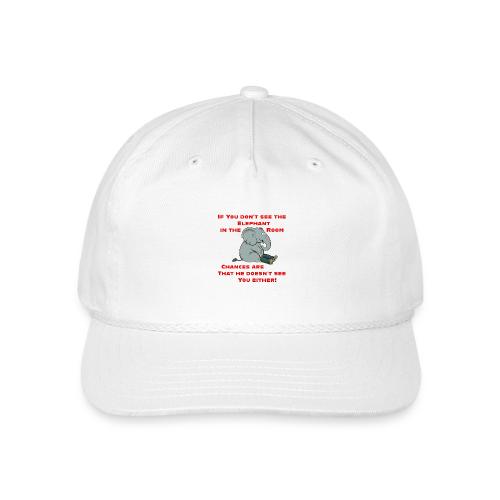 Elephant in the Room Meme - Vintage Washed Rope Cap