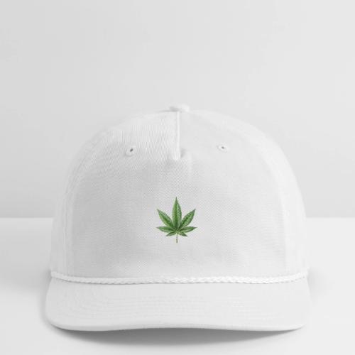 Cannabis Leaf - Vintage Washed Rope Cap