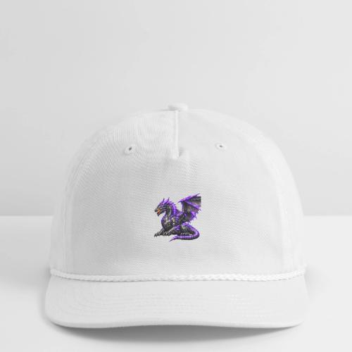 Neon Dragon at Rest - Vintage Washed Rope Cap