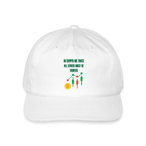 Sarcastic Bitcoin Investor T-shirt - Vintage Washed Rope Cap