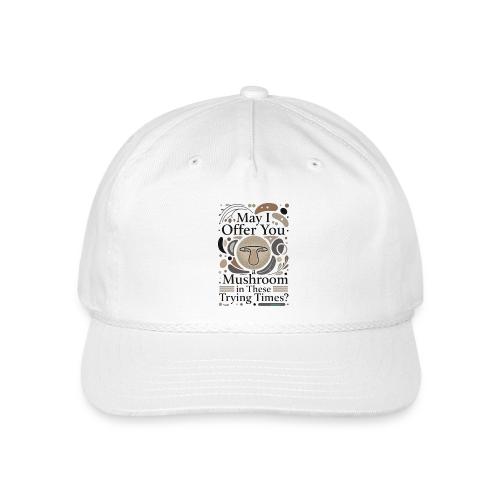 Mushroom in These Trying Times T-Shirt - Vintage Washed Rope Cap