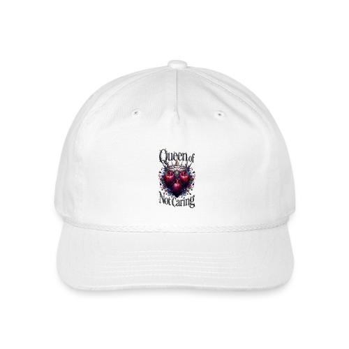 Queen of Not Caring T-Shirt - Vintage Washed Rope Cap