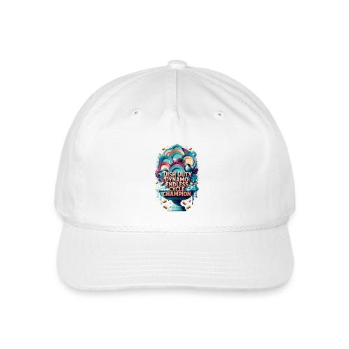 Dish Duty Dynamo T Shirt, Endless Cycle Champion - Vintage Washed Rope Cap