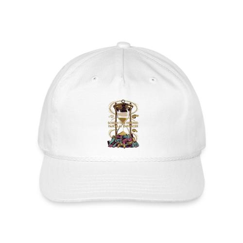 Screen Time Referee T Shirt, Fair Play Enforcer - Vintage Washed Rope Cap