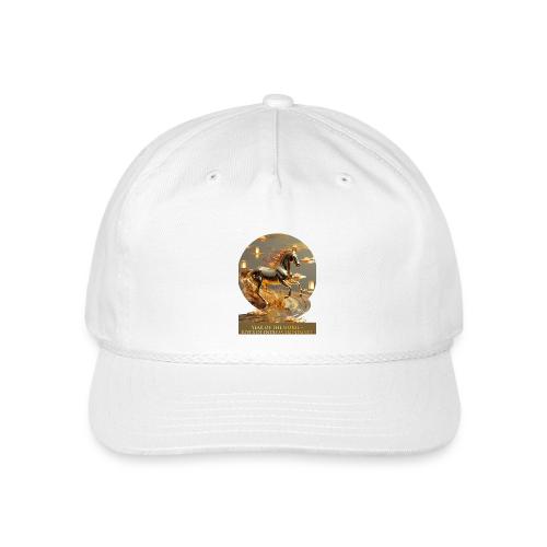 Year of the Horse Abundance T Shirt, Lunar NY Gift - Vintage Washed Rope Cap