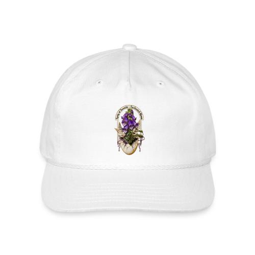 Spring Serenity Foxglove Tee, Easter Gift for wife - Vintage Washed Rope Cap