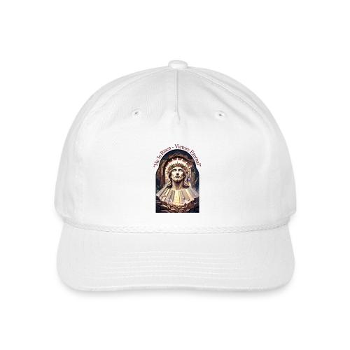 Easter He Is Risen Face of Christ T Shirt, Gift - Vintage Washed Rope Cap
