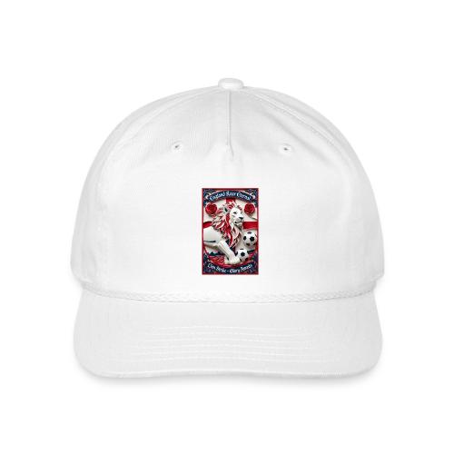 England Lion Soccer T Shirt, Football Pride Gift - Vintage Washed Rope Cap