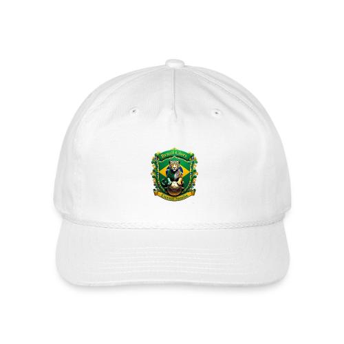 Brazil Jaguar Glory Tee, Brazilian Pride Gift - Vintage Washed Rope Cap
