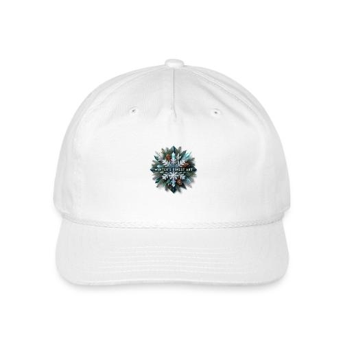 Intricate Frozen Evergreen T-Shirt - Vintage Washed Rope Cap