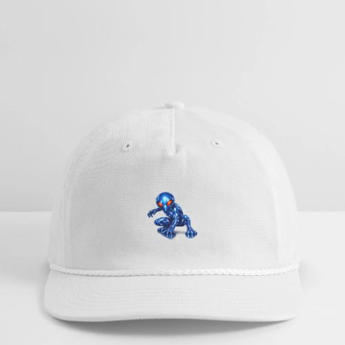 Blue Alien Crouch - Vintage Washed Rope Cap