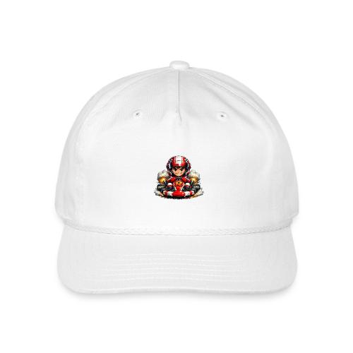 Carcadelogoracerfront - Vintage Washed Rope Cap
