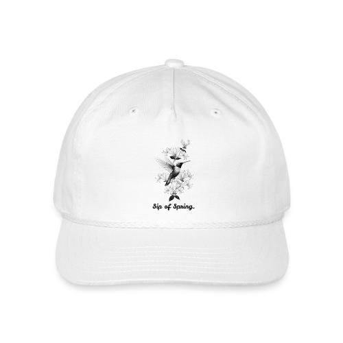 Hummingbird T-Shirt, Honeysuckle Vine - Vintage Washed Rope Cap