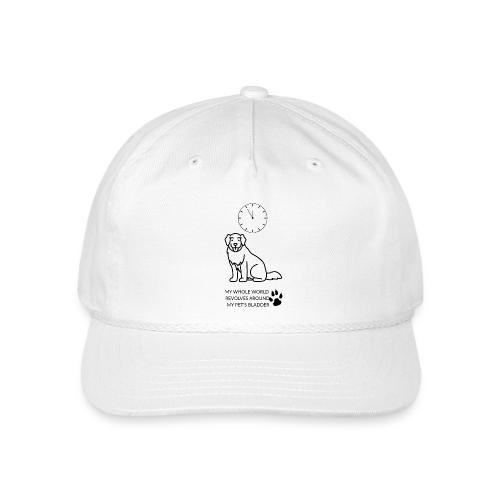 My Pet's Bladder World T-Shirt | Funny Dog/Cat Own - Vintage Washed Rope Cap