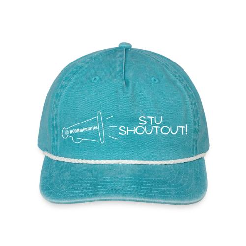 DCOMmentaries Stu Shoutout (White) - Vintage Washed Rope Cap