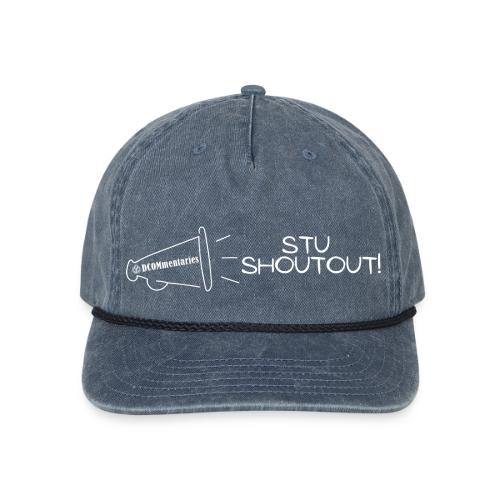 DCOMmentaries Stu Shoutout (White) - Vintage Washed Rope Cap