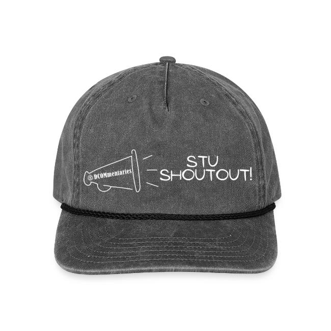 DCOMmentaries Stu Shoutout (White)