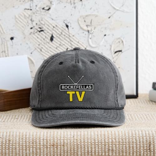 Rockefellas TV Outlined Logo Tee - Vintage Washed Rope Cap