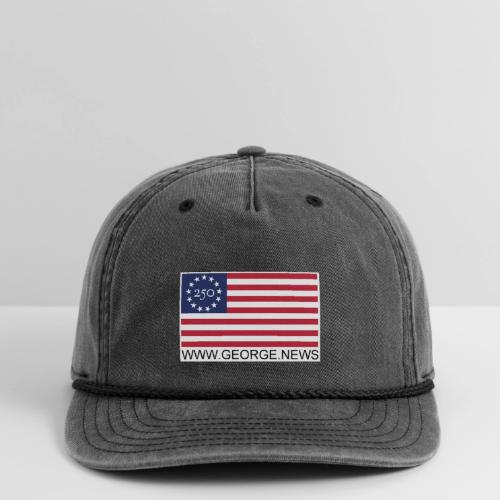 GEORGE 250 PATCH - Vintage Washed Rope Cap