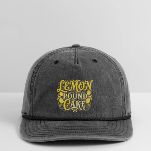 Lemon Pound Cake Vintage Flourish - Vintage Washed Rope Cap