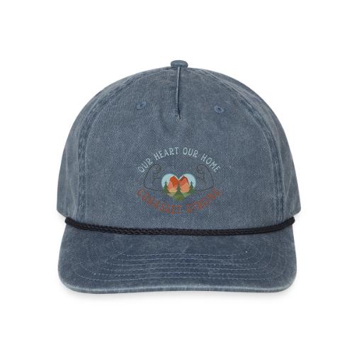 Our Heart, Our Home - Cohasset Strong - Vintage Washed Rope Cap