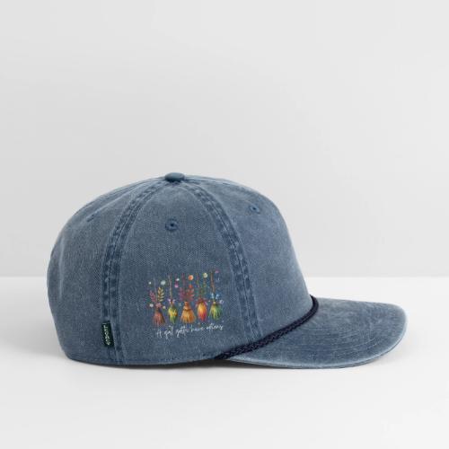 A Girl Gotta Have Options - Vintage Washed Rope Cap