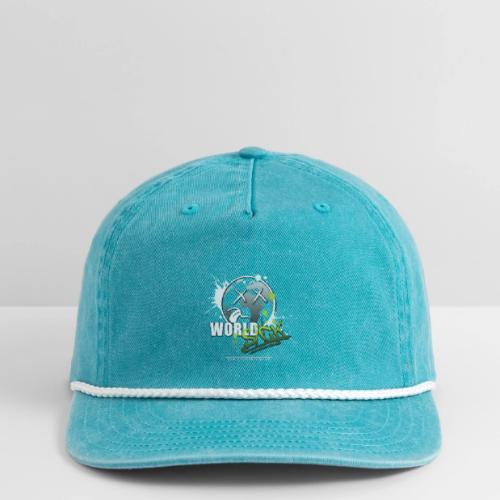 world sick - Vintage Washed Rope Cap