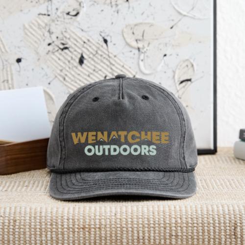 Wenatchee Outdoors Logo (light) - Vintage Washed Rope Cap