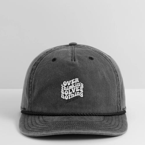 Overthinking Solves Nothing - Vintage Washed Rope Cap