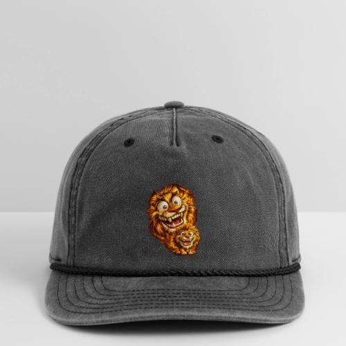 Crazy Double Lion Streetwear - Vintage Washed Rope Cap