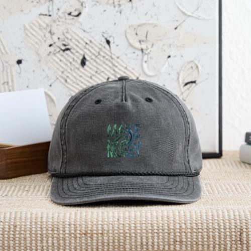 Make Money Neon 3D - Vintage Washed Rope Cap