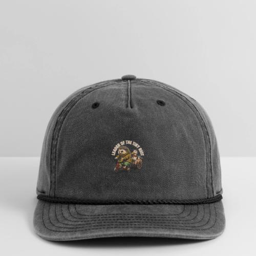 Leader of the Tiny Riot Design - Vintage Washed Rope Cap
