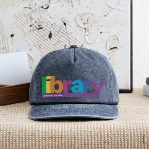 Vintage ALA: A word to the wise - library - Vintage Washed Rope Cap