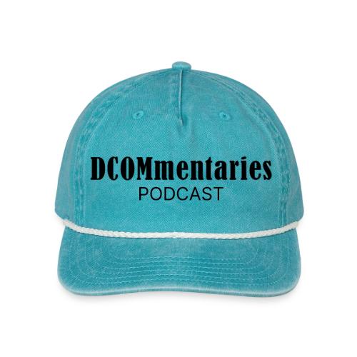 DCOMmentaries Podcast Logo - Vintage Washed Rope Cap