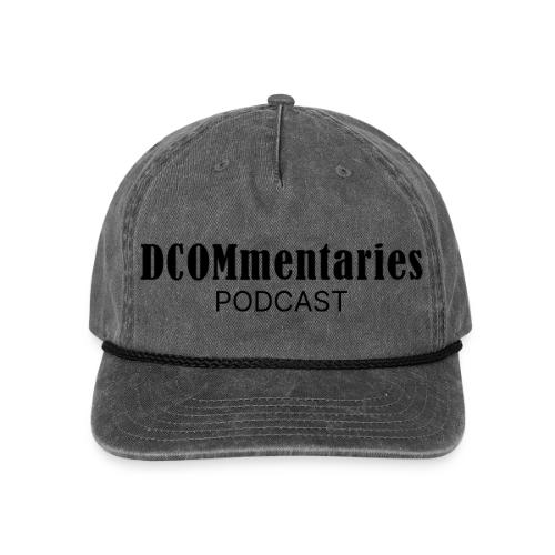 DCOMmentaries Podcast Logo - Vintage Washed Rope Cap