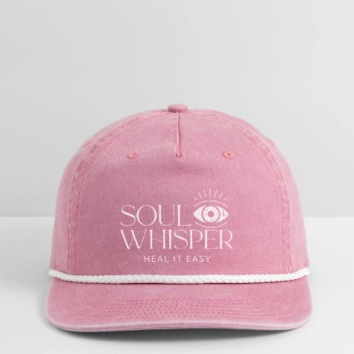 Soul Whisper - White Design - Vintage Washed Rope Cap