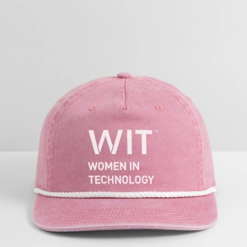 WIT: Explore. Pursue. Persist. Lead - Vintage Washed Rope Cap