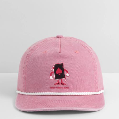Forget A King I'm An Ace - Vintage Washed Rope Cap