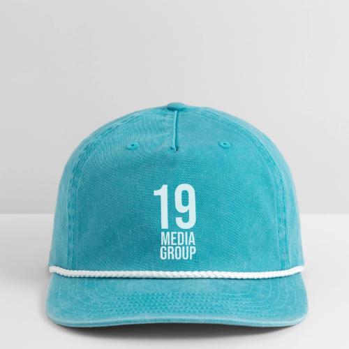 19 Media Group Logo - Vintage Washed Rope Cap