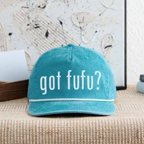gotfufu-white - Vintage Washed Rope Cap