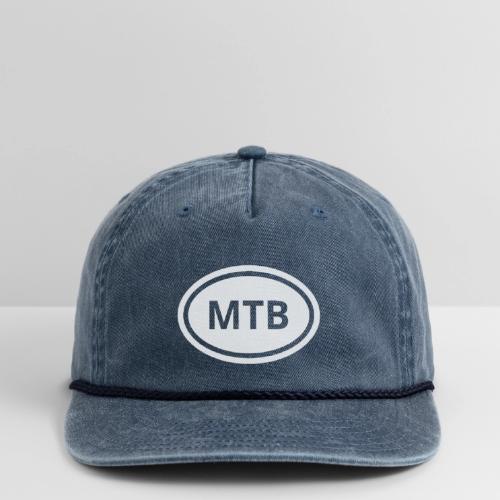 MTB Oval Logo - Vintage Washed Rope Cap