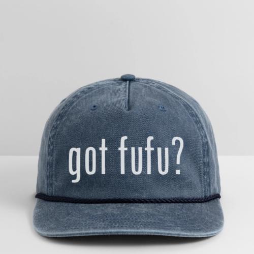 gotfufu-white - Vintage Washed Rope Cap