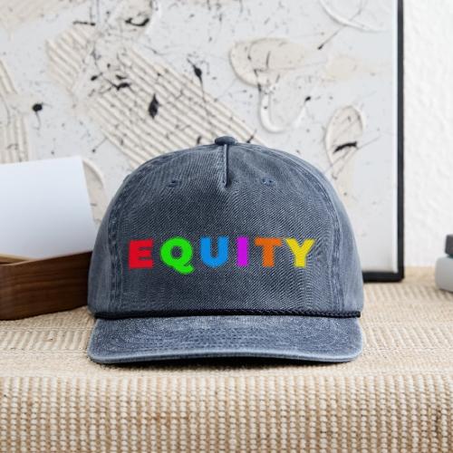 Colors of Equity - Vintage Washed Rope Cap