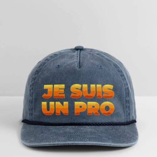 Je suis un pro - Vintage Washed Rope Cap
