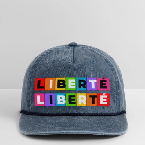 Freedom in colour - Vintage Washed Rope Cap