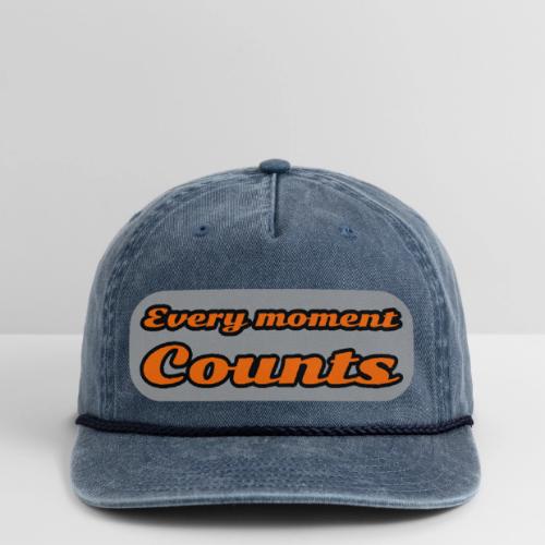 Every moment counts - Vintage Washed Rope Cap