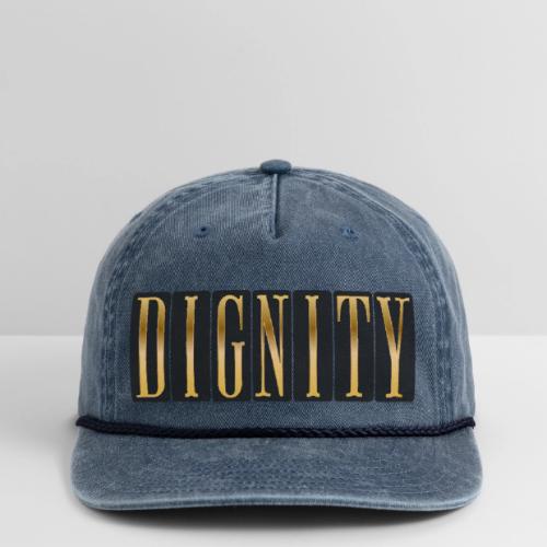 Golden Dignity - Vintage Washed Rope Cap