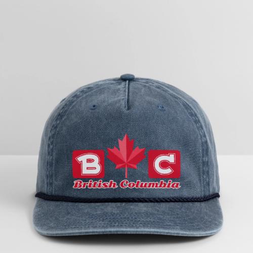 British Columbia, province of Canada - Vintage Washed Rope Cap
