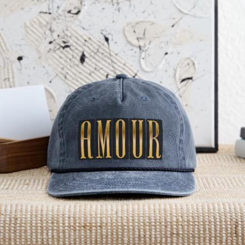 Golden Love - Vintage Washed Rope Cap